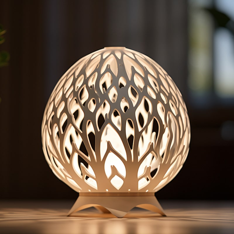 Sleek 3D Modern Lighting Lamp Design