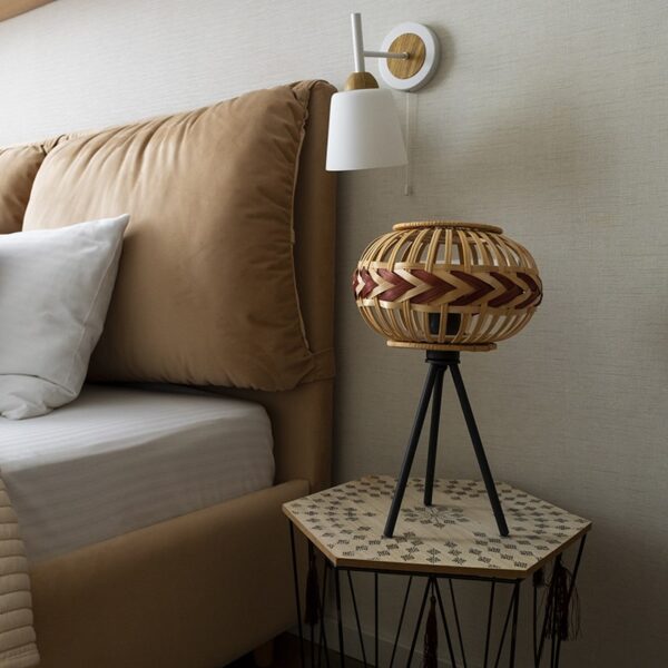 Bedroom View with Bed Arrangement and Décor